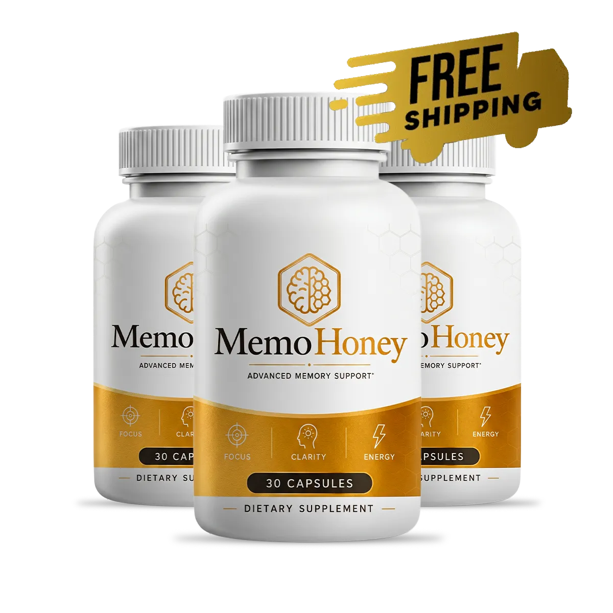 MemoHoney 3 bottles